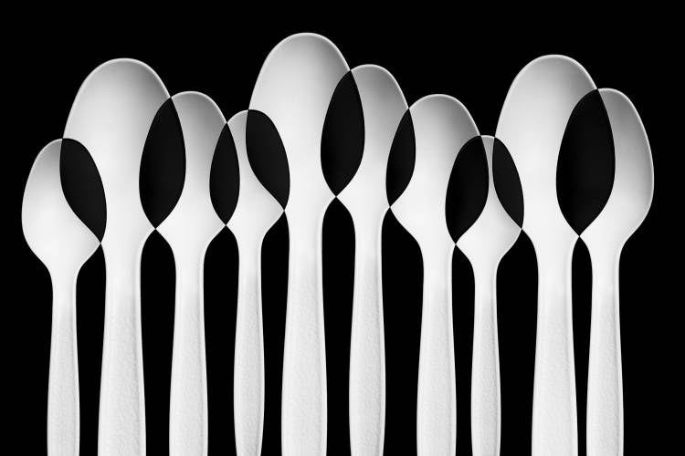 Spoons Abstract:  Forest od Jacqueline Hammer