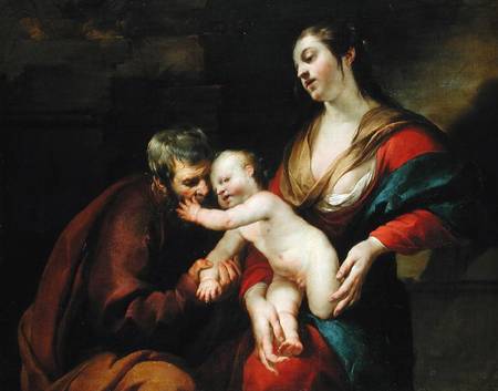 The Holy Family od Jacques Blanchard