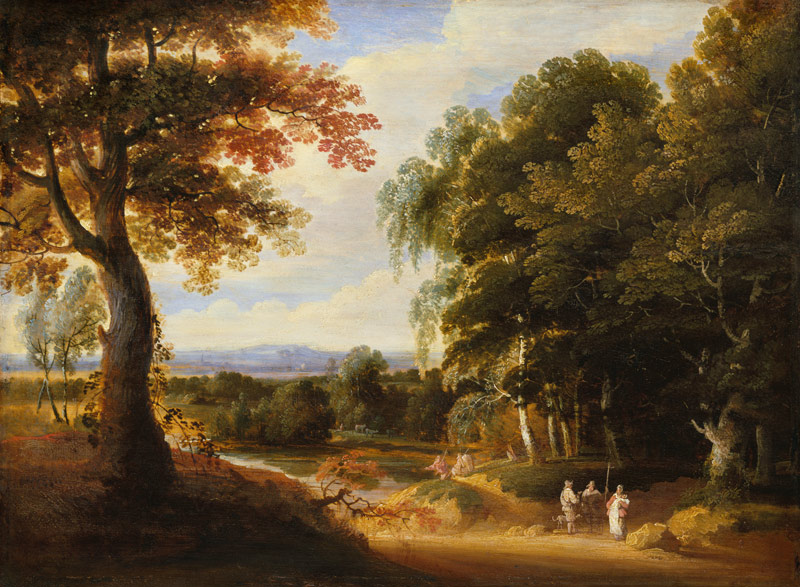 Landscape with Entrance to a Forrest od Jacques d' Arthois