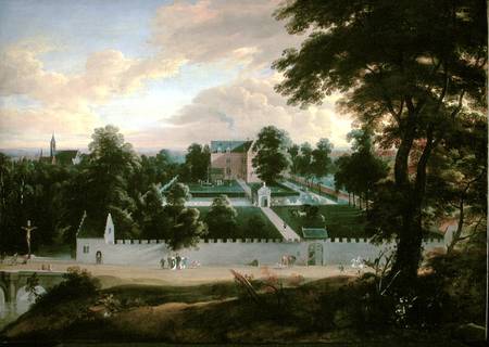 View of a Castle od Jacques d' Arthois