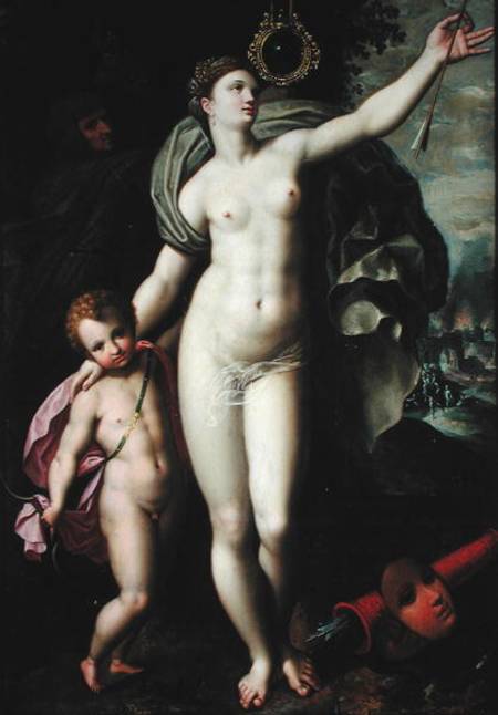 Venus and Cupid od Jacques de Backer