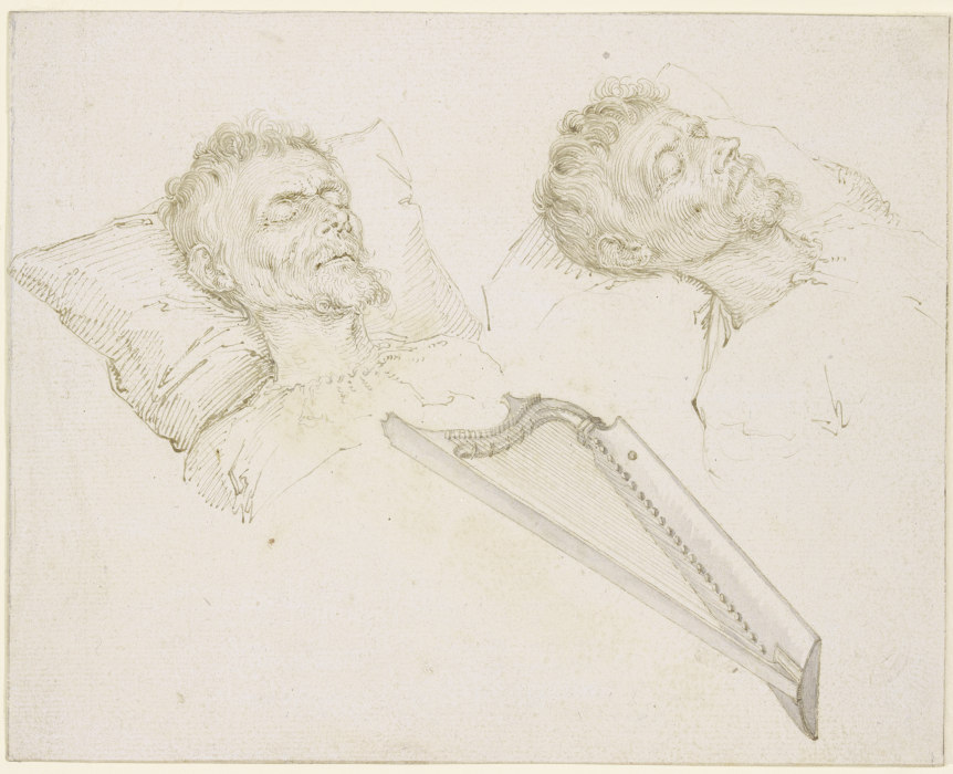 Karel van Mander on his Deathbed od Jacques de Gheyn II