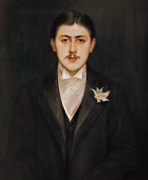 Proust, Marcel franz. Schriftsteller Paris od Jacques-Emile Blanche