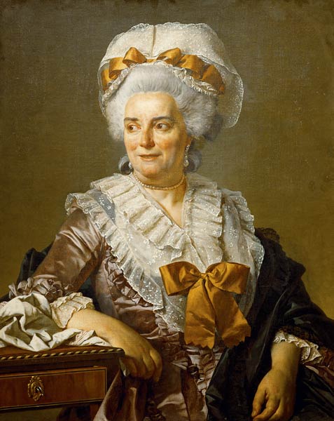 Madam Pécoul, the mother-in-law of the artist. od Jacques Louis David