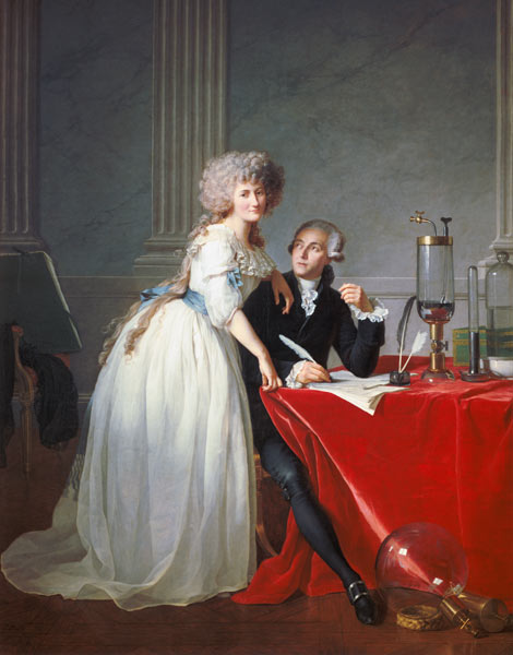 Antoine Laurent de Lavoisier and his wive od Jacques Louis David