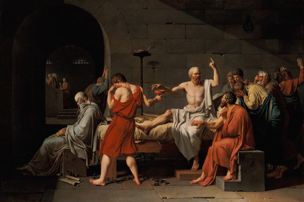 The Death of Socrates od Jacques Louis David