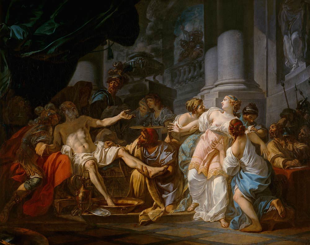 The Death of Seneca od Jacques Louis David