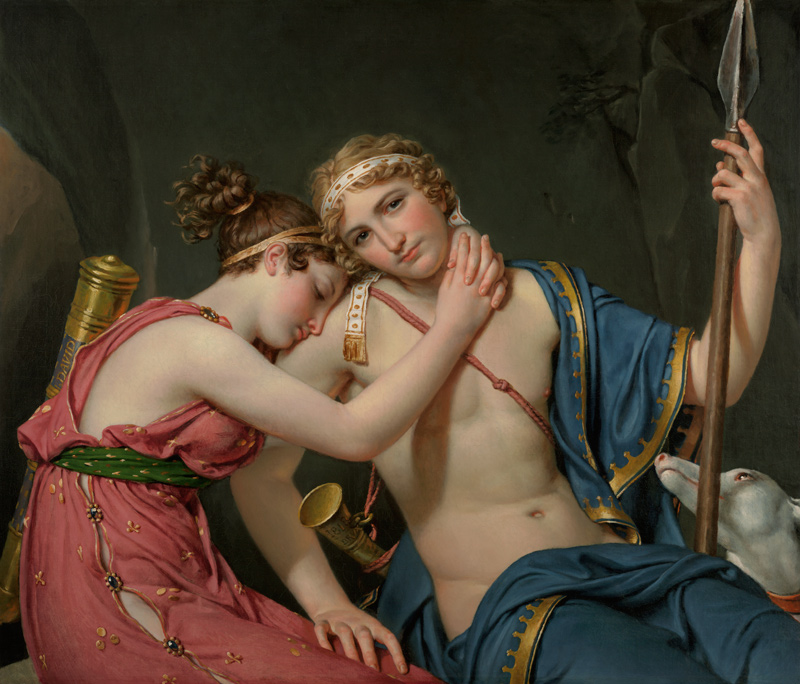 The Farewell of Telemachus and Eucharis od Jacques Louis David