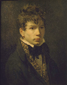 Portrét mladého muže Ingres od Jacques Louis David