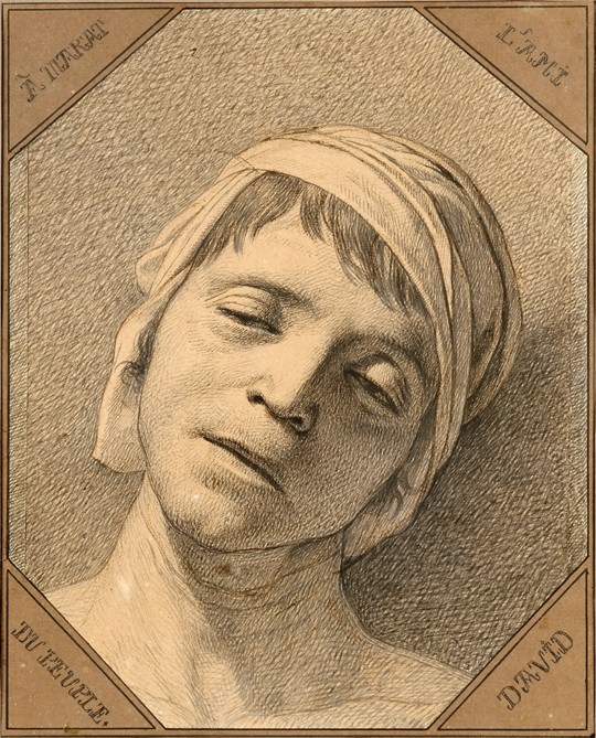 Jean Paul Marat od Jacques Louis David