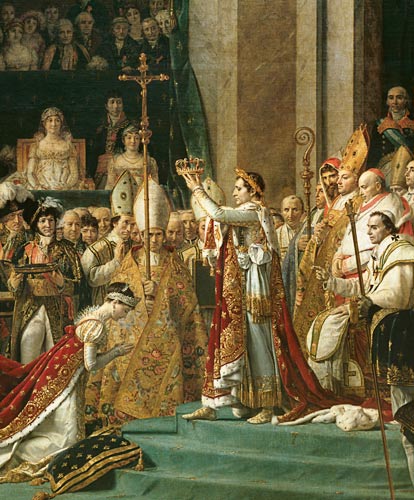 Napoleon crowns empress Joséphine od Jacques Louis David