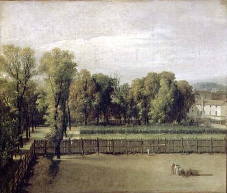 View of the Luxembourg Gardens in Paris od Jacques Louis David