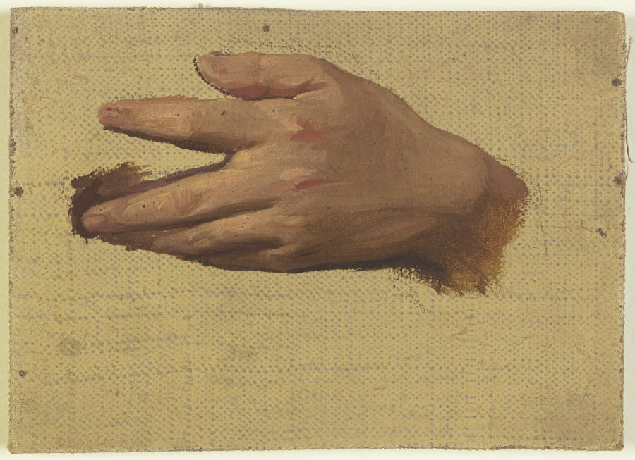 Study of a hand od Jakob Becker