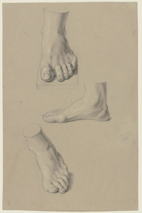 Study sheet: feet od Jakob Becker