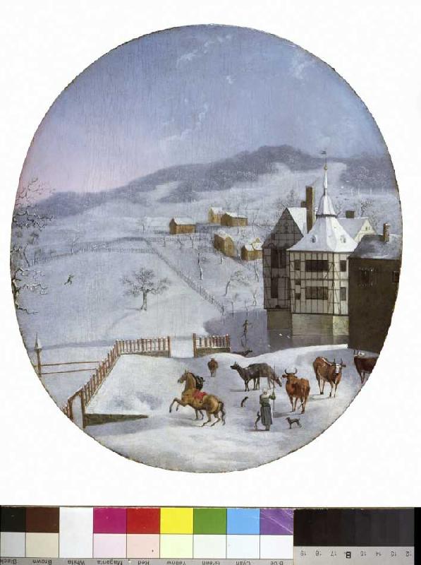 Winterlandschaft. od Jakob Grimmer
