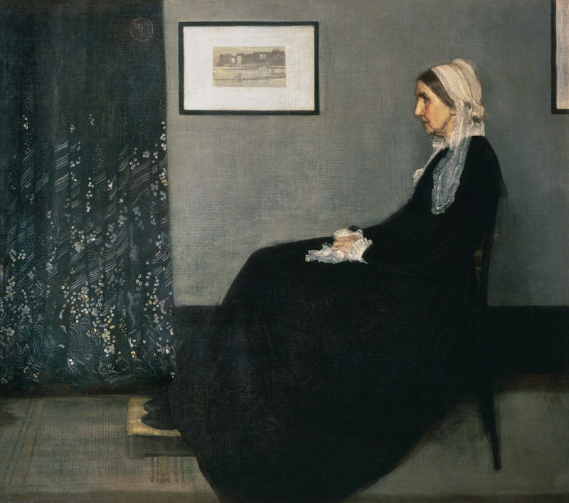Arrangement in Black and Grey No. I, The artiste of Mother od James Abbott McNeill Whistler