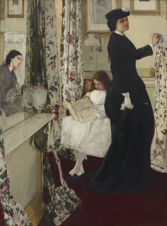 Harmony in Green and Rose: The Music Room od James Abbott McNeill Whistler