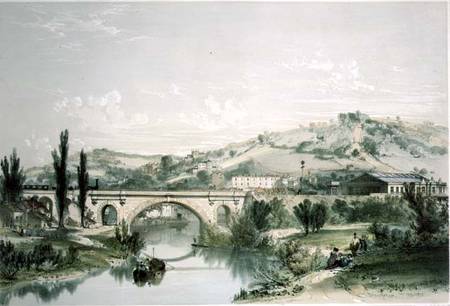 St. James' Bridge and Station, Bath od James Bourne