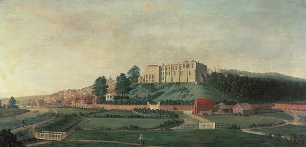 Arundel Castle from the East, c.1770 (oil on canvas) od James Canter