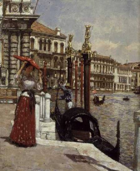 On the Grand Canal, Venice od James Charles