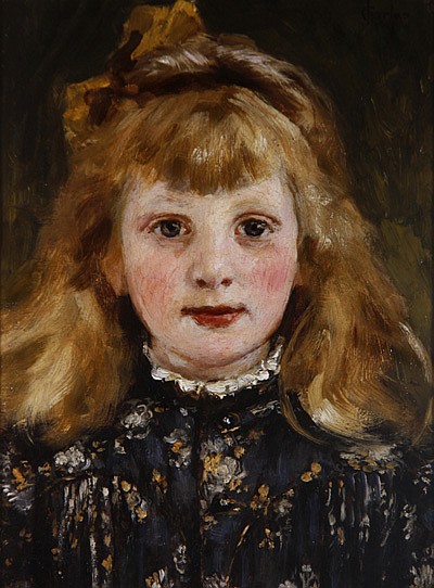 Portrait of a Young Girl od James Charles