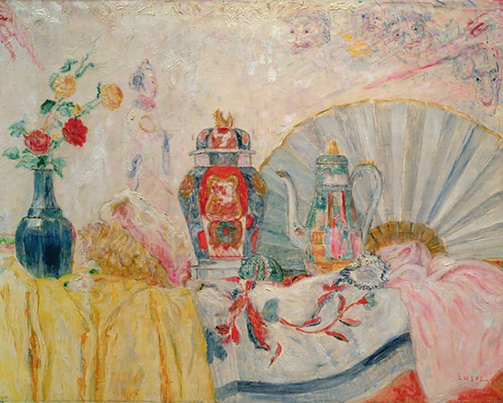Still Life with Chinese Pottery, 1929 od James Ensor