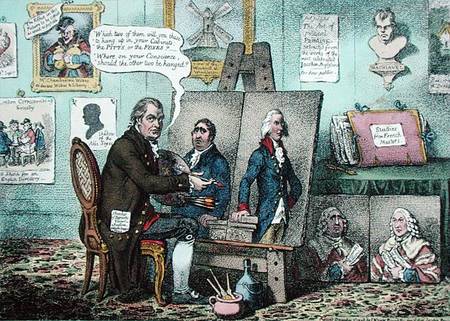 Two Pairs of Portraits, Presented to all the Unbiased Electors of Great Britain, by John Horne Tooke od James Gillray