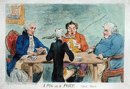 A Pig in a Poke od James Gillray