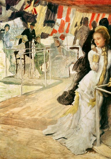 Study for 'The Ball on Shipboard' od James Jacques Tissot