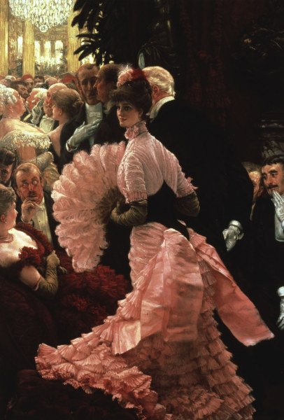 The Reception / Paint.by Tissot / c.1883 od James Jacques Tissot