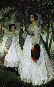Portraits in the park (the sisters)