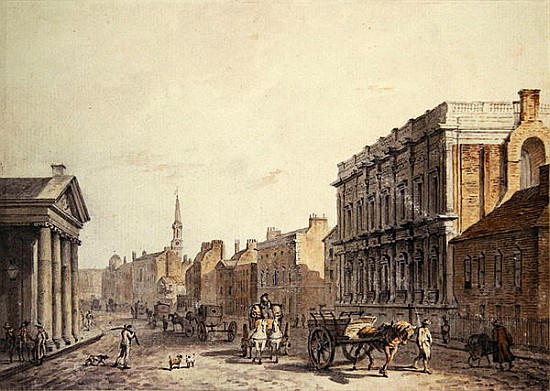 View of Whitehall, looking towards Charing Cross od James Miller