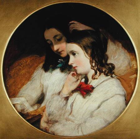 Study of Two Girls od James Sant