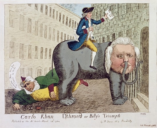 Carlo Khan Detron''d or Billy''s Triumph, London, 24th March od James Sayers
