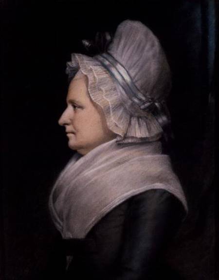 Mrs Martha Washington (1731-1802) od James Sharples