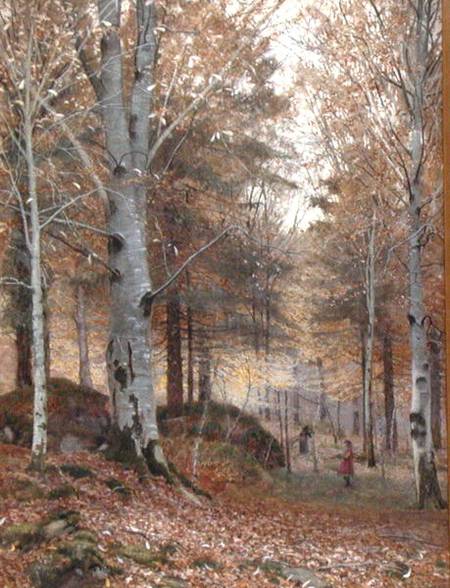 Autumn in the Woods od James Thomas Watts