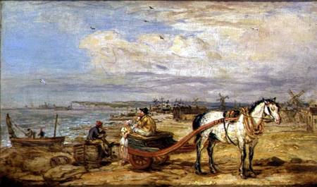 Fisherfolk on the Beach od James Ward
