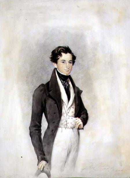 Portrait of an Elegant Gentleman od James Warren Childe