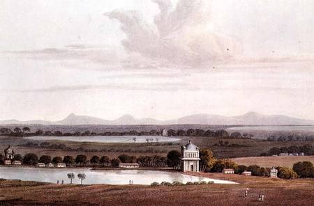 Second view looking north from the Pagoda near Conjeveram, from 'Journal of a Voyage in 1811 and 181 od James Wathen