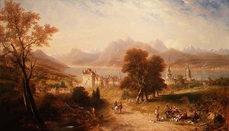 Lake Lucerne od James Wilson Carmichael