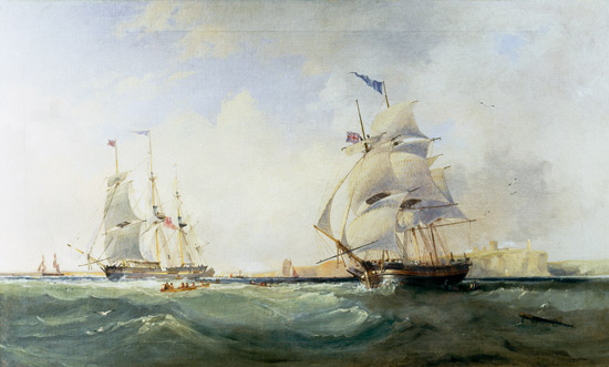 Whalers Entering the Tyne od James Wilson Carmichael