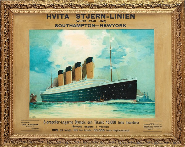 Titanic & Olympic od James Scrimgeour Mann