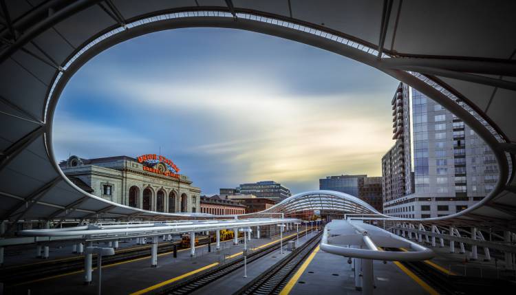 Union Station Denver - Slow Sunset od Jan Abadschieff