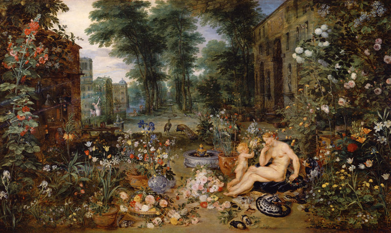 Allegory of the smell. Executed with Peter Paul Rubens. od Jan Brueghel d. Ä.