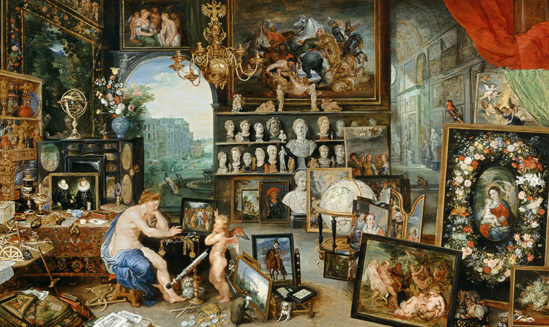 Allegory of the eyesight. Executed with Peter Paul Rubens. od Jan Brueghel d. Ä.