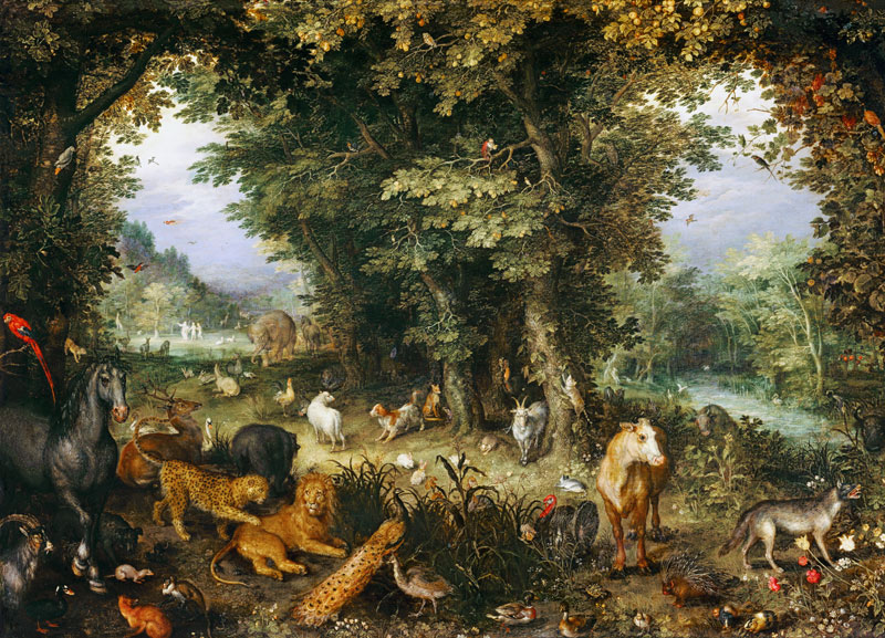 The earthly paradise. od Jan Brueghel d. Ä.