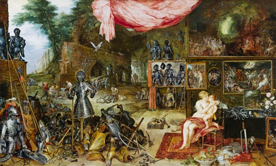 Allegory of the feeling. Executed with Peter Paul Rubens. od Jan Brueghel d. Ä.