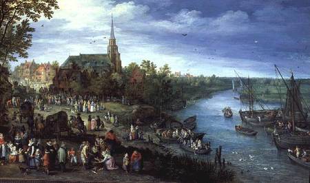 The Annual Parish Fair in Schelle od Jan Brueghel d. Ä.