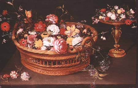 A Basket of Flowers od Jan Brueghel d. Ä.