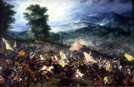 The Battle of Arbelles, or the Battle of Issus od Jan Brueghel d. Ä.